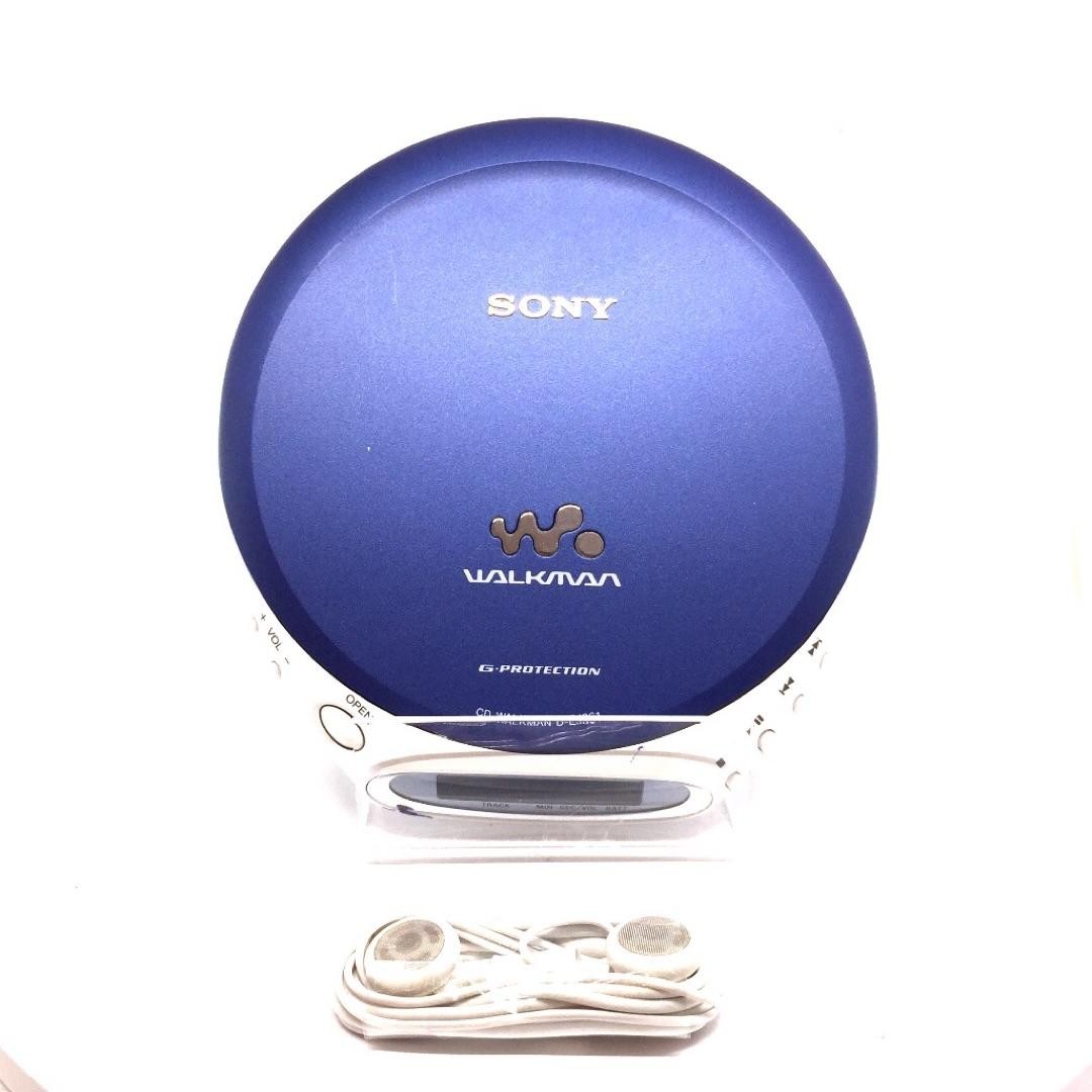 Sony CD Walkman - Portable Compact Disc Player - Blue (D-EJ361/LM