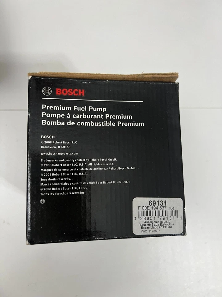 Electric Fuel Pump Bosch 69131 for Ford Mercury Linclon Mazda Foto 2 de 4