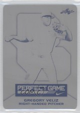 2015 Leaf Perfect Game AAC Game-Day Printing Plate Black 2/2 Gregory Veliz 2a9