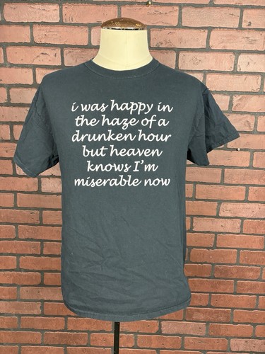 The Smiths Vintage Band Tee Heaven Knows I’m Miserable Size Large