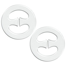 Hollywood Fashion Secrets Bra Converting Clips, 2 Count Pack of 2 , Clear