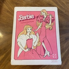 Vintage 1982 Mattel Barbie Fashion Doll Trunk Carrying Case