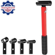 Door Hinge Adjustment Tool,4in 1 Hinge Gap Adjusting Wrench with Rubber Grip