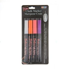 Uchida of America Uchida, 482-4H, 4 Piece, Bistro Fine Line Chalk Marker Set,...