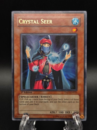 Crystal Seer [1st Edition] TAEV-EN031 YuGiOh Tactical Evolution card