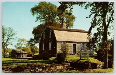 RI Tiverton Chase Cory House Whaling Captain American Revolution 1968 Postcard