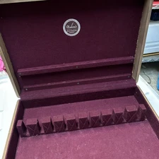 VTG NAKEN ANTI TARNISH PROOF SILVERWARE FLATWARE HOLDER STORAGE BOX CHEST CASE