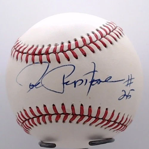 JOE PEPITONE AUTOGRAPHED BASEBALL W/CAS COA