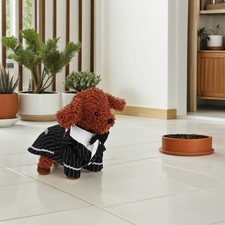  Dog Tuxedo Suit Clothing Dogs Wedding Party Chritstmas with Bowtie