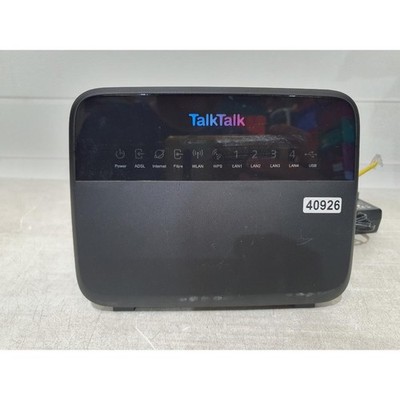 Huawei TalkTalk HG533 Wireless N Modem Router Schwarz USB ADSL2+ 4x-Ethernet Ports