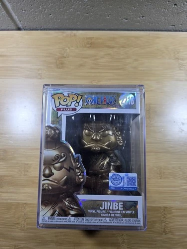 Funko POP! #2216 One Piece Jinbe (Bronze Statue) Funko Shop Ex + Protector
