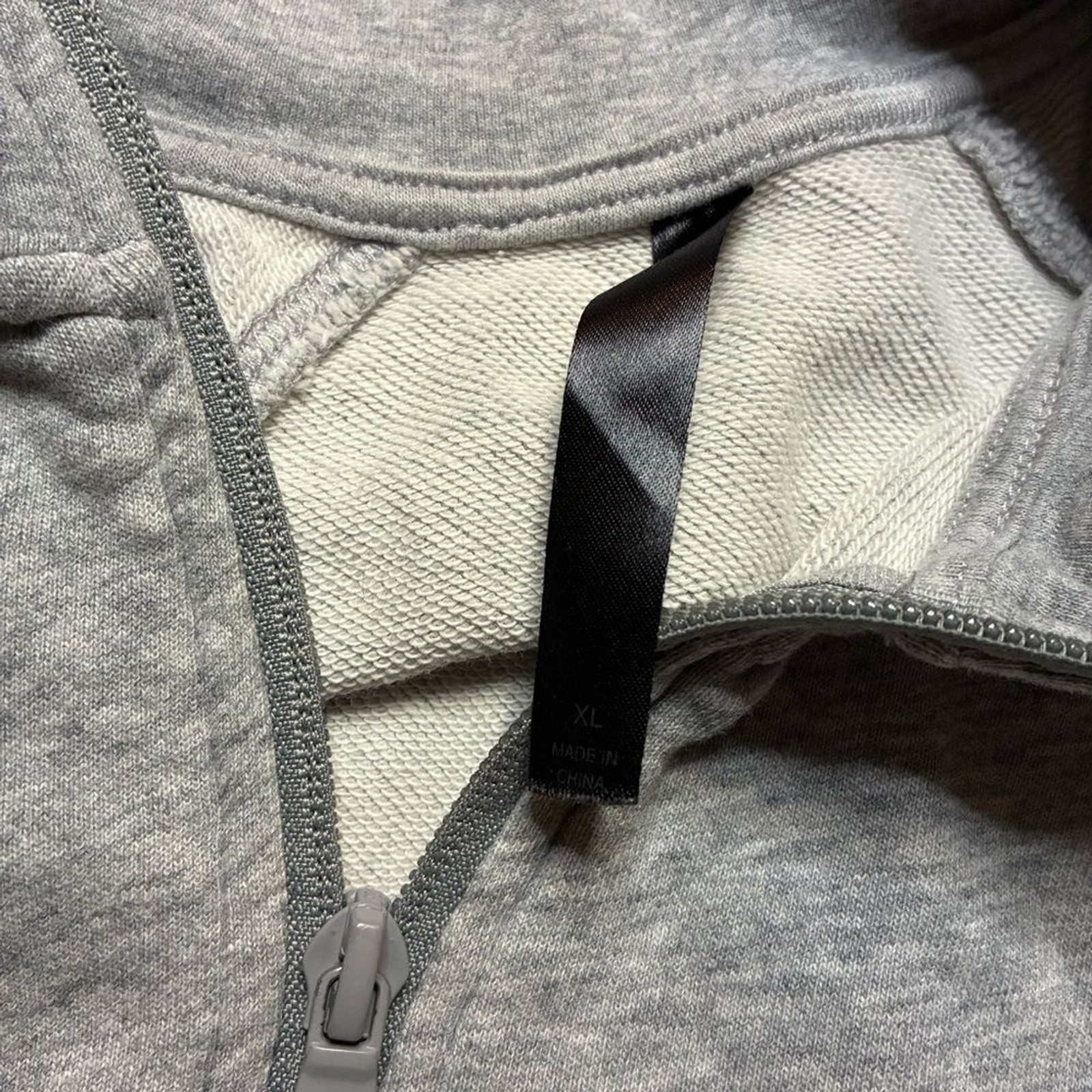 Fabletics Gray 1/4 Zip Pullover XL - image 4