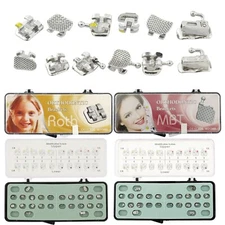 Dental Orthodontic Bracket Mini MBT Roth 022 345 6-6 Molar Buccal Tube Mesh Base