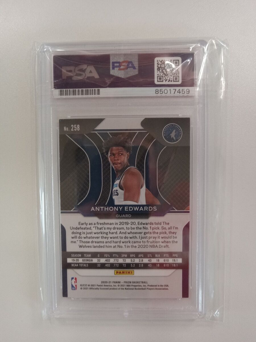 2020-21 Panini Prizm - Rookie Signatures Anthony Edwards #RS 2020-21 Panini Prizm - Rookie Signatures Anthony Edwards #RS
