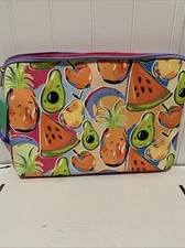 Tabitha Brown Target 15” Tech Sleeve - Laptop/Tablet/Colorful Fruit Print - NEW