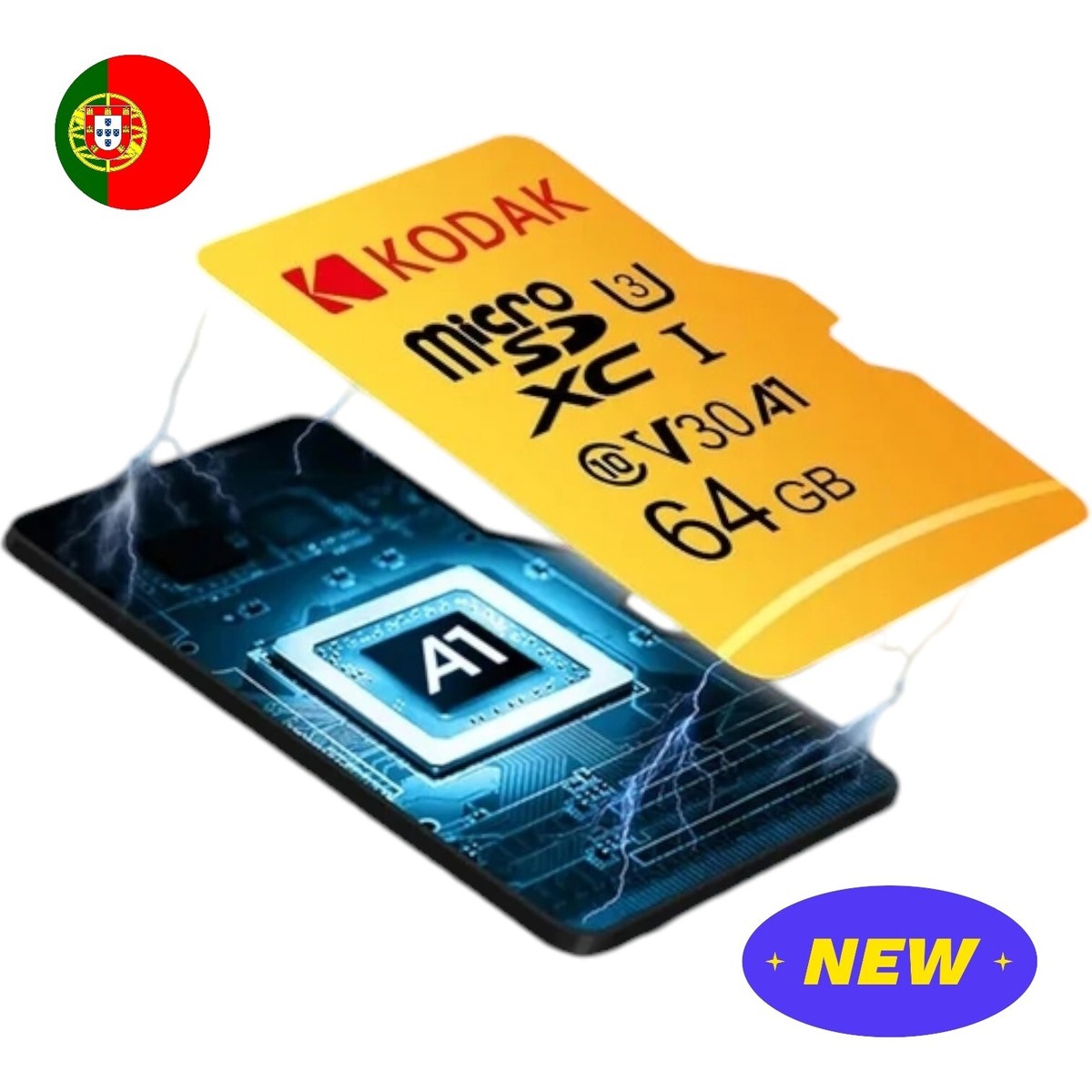 KODAK UHS-I U3 V30 A1 Ultra Performance 64GB microSD Card | eBay