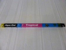 AQUA ONE 15W T8 TROPICAL aquarium light globe fluorescent tube 18" (45cm)