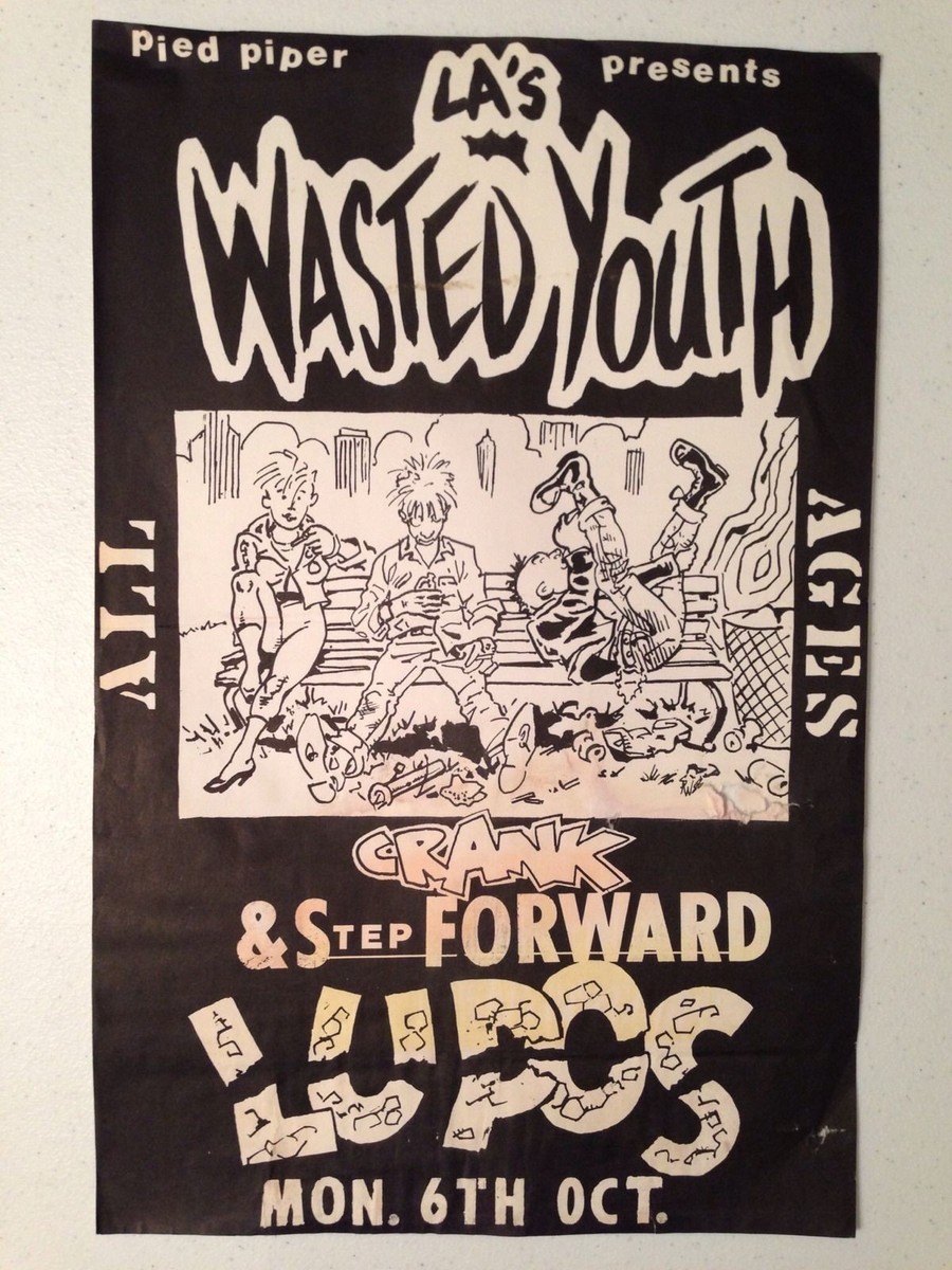 wasted youth × thisisneverthat poster WASTED YOUTH x thisisneverthat Risograph Poster 2P ウェイ