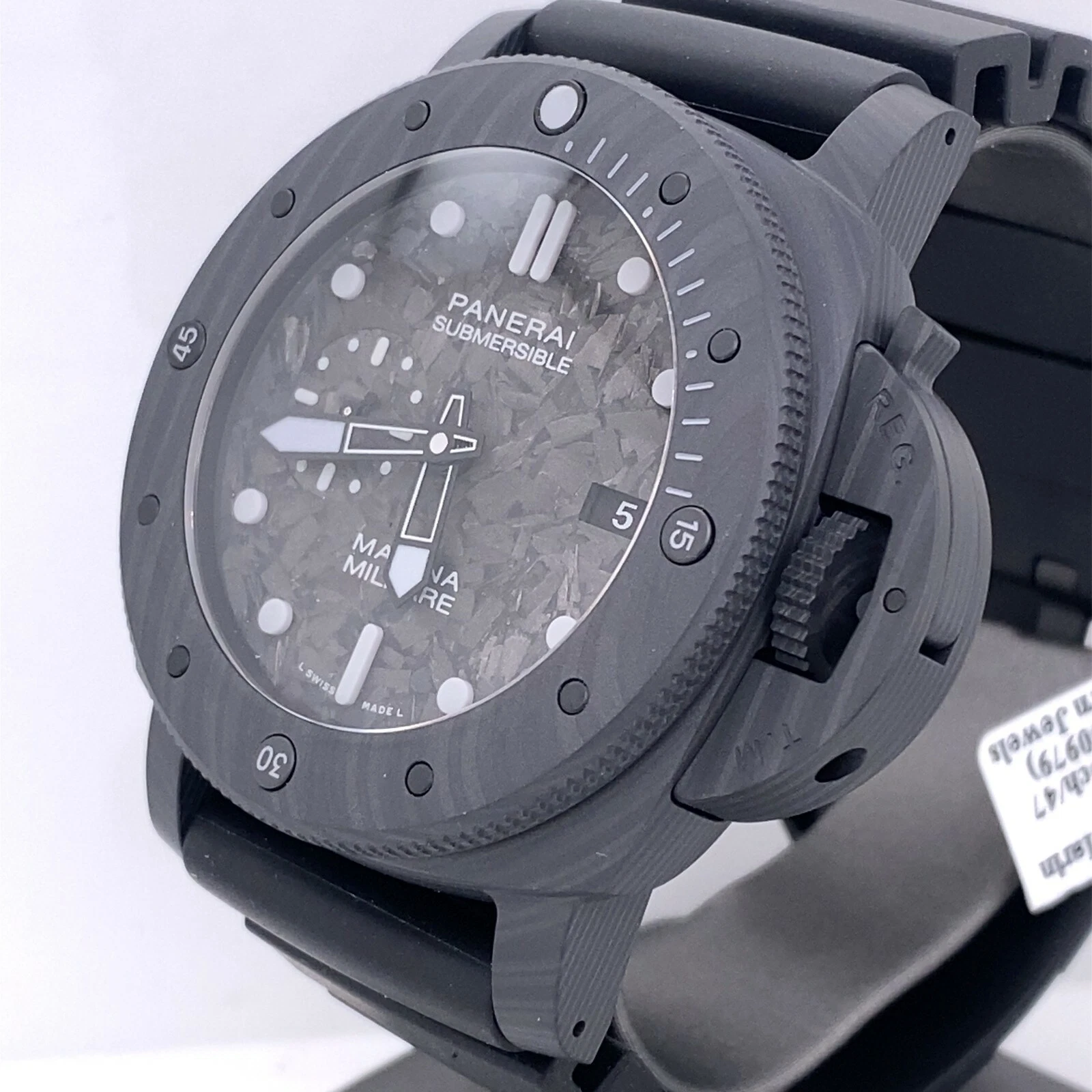 Panerai — Panerai Submersible Marina Militare Carbotech™ 47mm, PAM00979 - BRAND NEW !