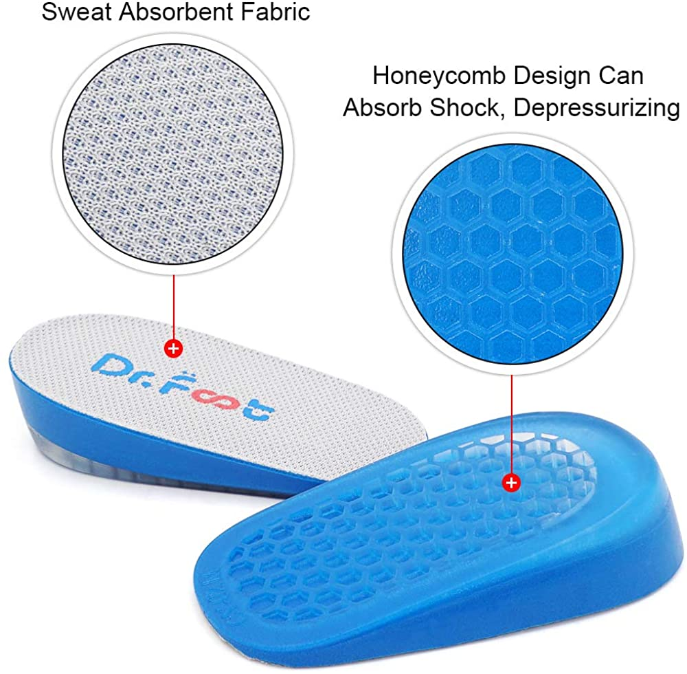 One Pair 1 Inch Height Increase Insoles Heel Cushion Inserts Blue Gray one-pair-1-inch-height-increase-insoles-heel-cushion-inserts-blue-gray