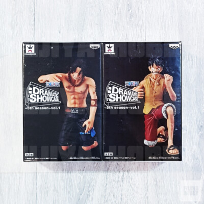 Banpresto One Piece Dramatic Showcase 5th Season Luffy & Ace [Gold