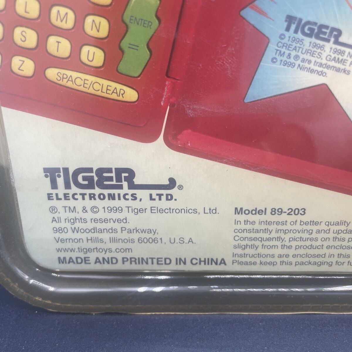 Pokemon Pokedex Handheld 1999 Tiger Electronics Vintage Pokemon Pokedex Handheld 1999 Tiger Electronics Vintage