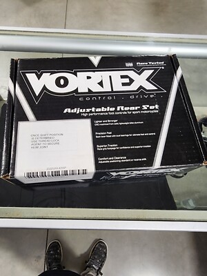 Vortex - RS433K - Adjustable Rear Set  Black