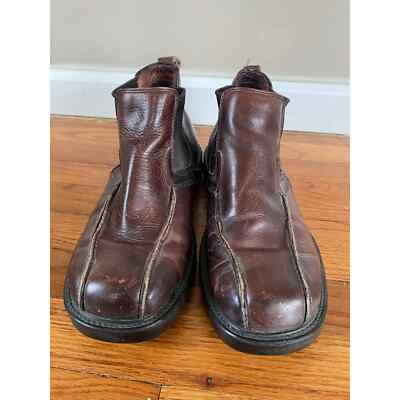 GBX Chelsea Boots Chunky Lug Leather Brown Men display picture 3