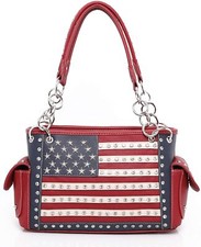 Montana West American Pride Concealed Handgun Collection Satchel wallet set