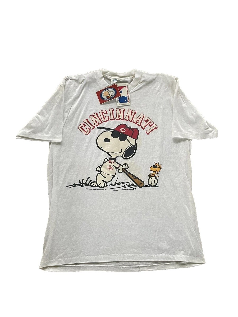 Vintage Snoopy Peanuts Cincinnati Reds T-Shirt Artex USA 80s Vintage Snoopy Peanuts Cincinnati Reds T-Shirt Artex USA 80s