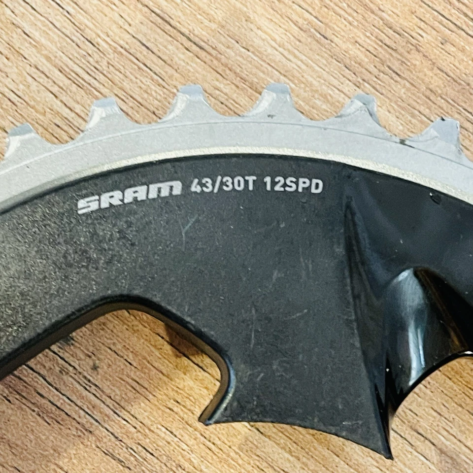 SRAM Force WIDE 43 Tooth 94BCD Chainring for 2x12 LOW MILEAGE - Image 2 of 4