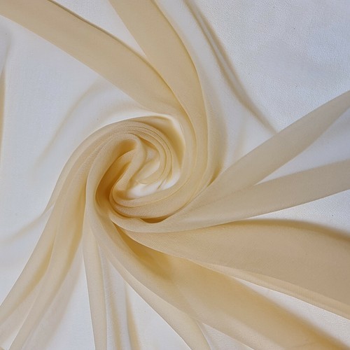 Crepe Chiffon Material Sheer Wedding Decor Dress Drape Craft Fabric 44" By Meter - Picture 63 of 106