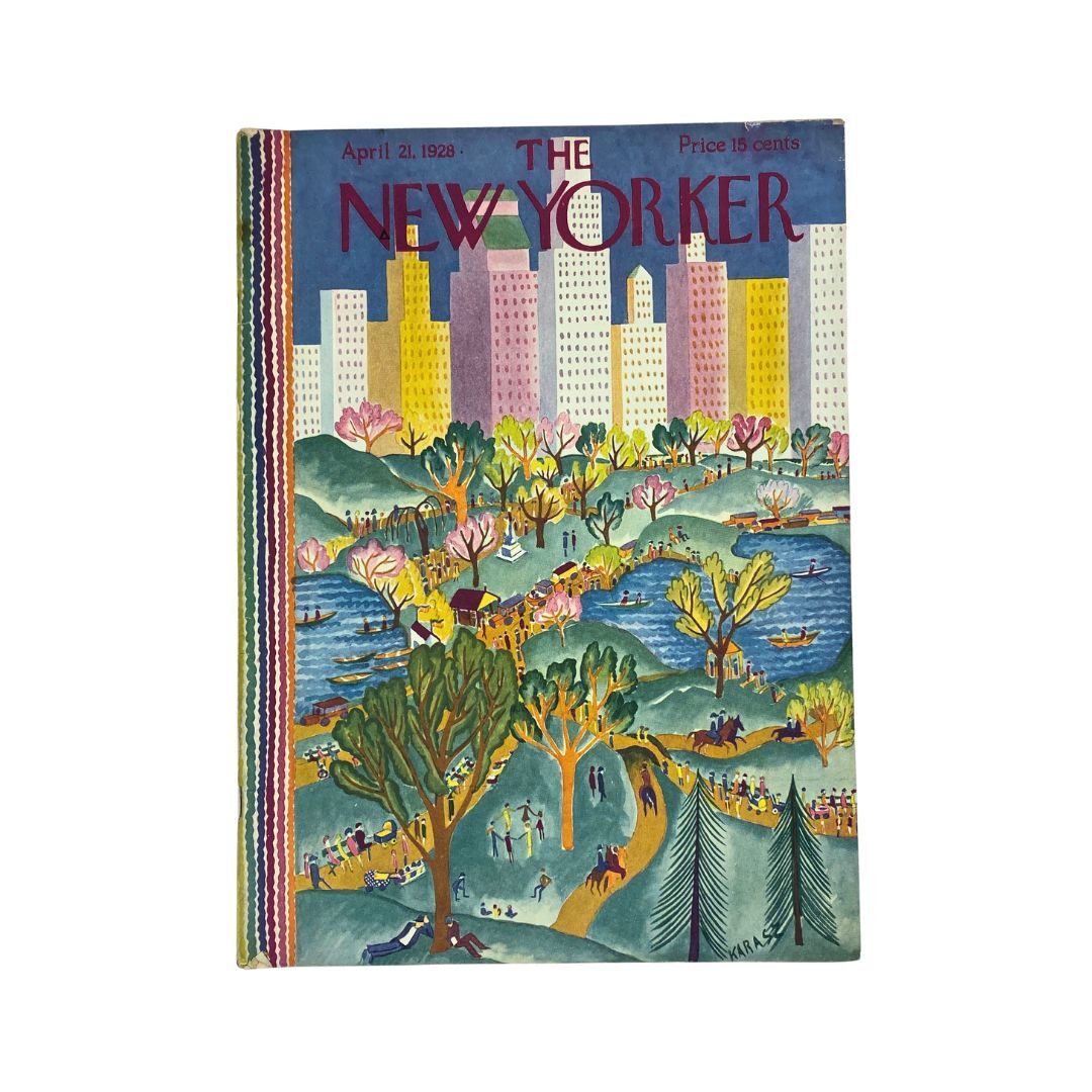 The New Yorker Complete Magazine April 21, 1928 Ilonka Karasz