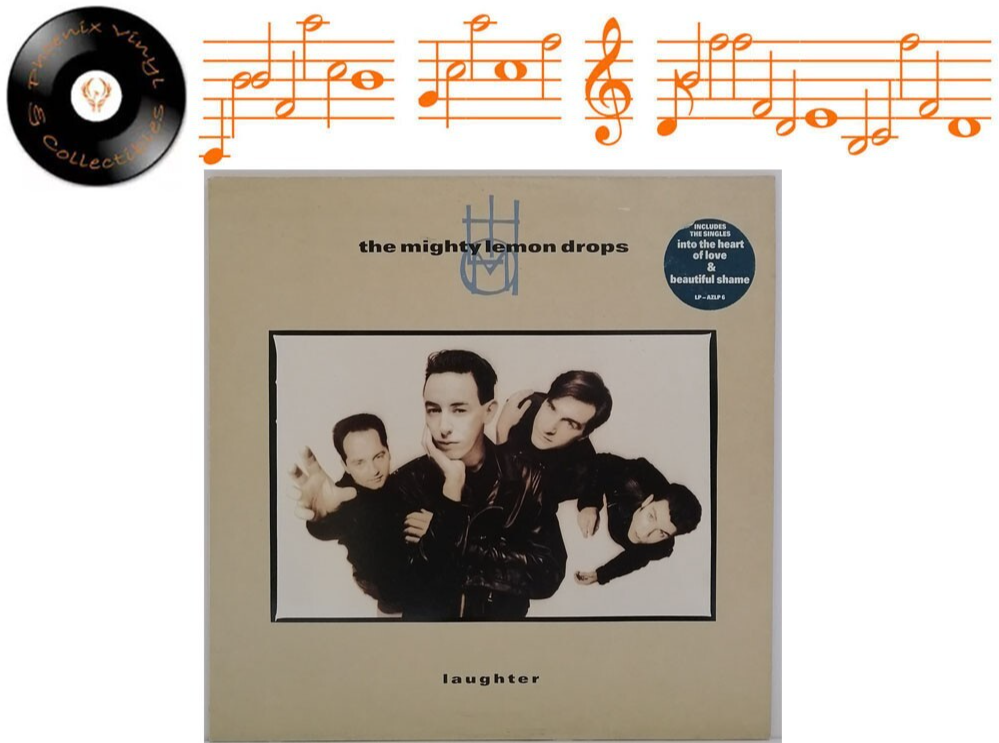 The Mighty Lemon Drops Laughter Vinyl LP + Inner Sleeve A1 B1 Pressing - EX