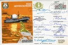 WW2 RAF Escaping Society cover signed by TEN Denmark Resistance & SOE heroes
