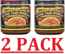 2 PACK- Better Than Bouillon Turkey Base 8 oz (16 oz)