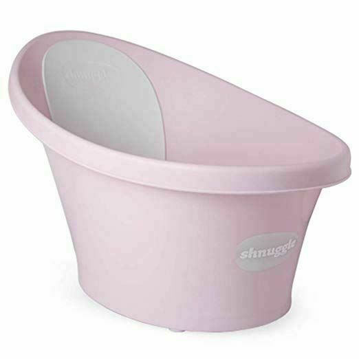 Shnuggle Baby Bath With Backrest /& Bum Bump Support Free Shipping! Slate Grey