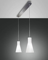 Fabas Luce Pendelleuchte Diana E27 2000X660Mm Verchromt