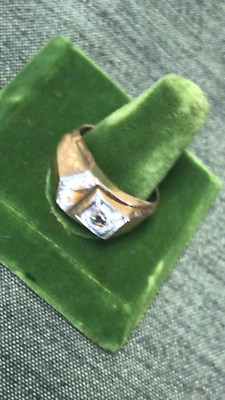 VARGAS 19号 1947年 ヴィンテージ リング 18K HGE Vintage Vargas Stamped 18k Gold HGE Ring Size 9 Band with