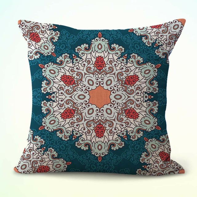 bohemian mandala cushion cover wholesale decorative pillow