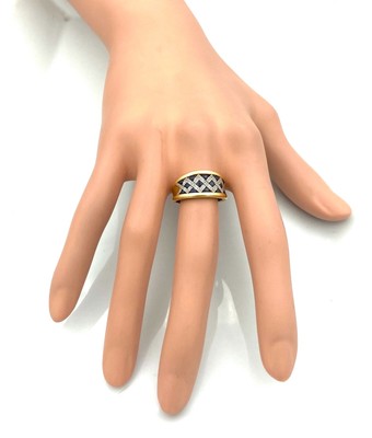 Bague En Or 18 Carats Sertie De Saphirs - Magnifique Bijou Ancien - Poids 5.76g
