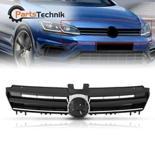 For Volkswagen Golf Golf Sportwagen 2015-2017 Textured Shell Bumper Grille