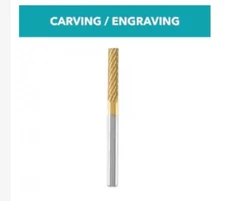 DREMEL Max Life 1/8" Tungsten Rotary Carbide Carving Bit, 9901HP