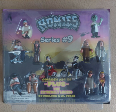Homies Series 9 Original Blister Plus Extremely Limited DOWNCLOWN