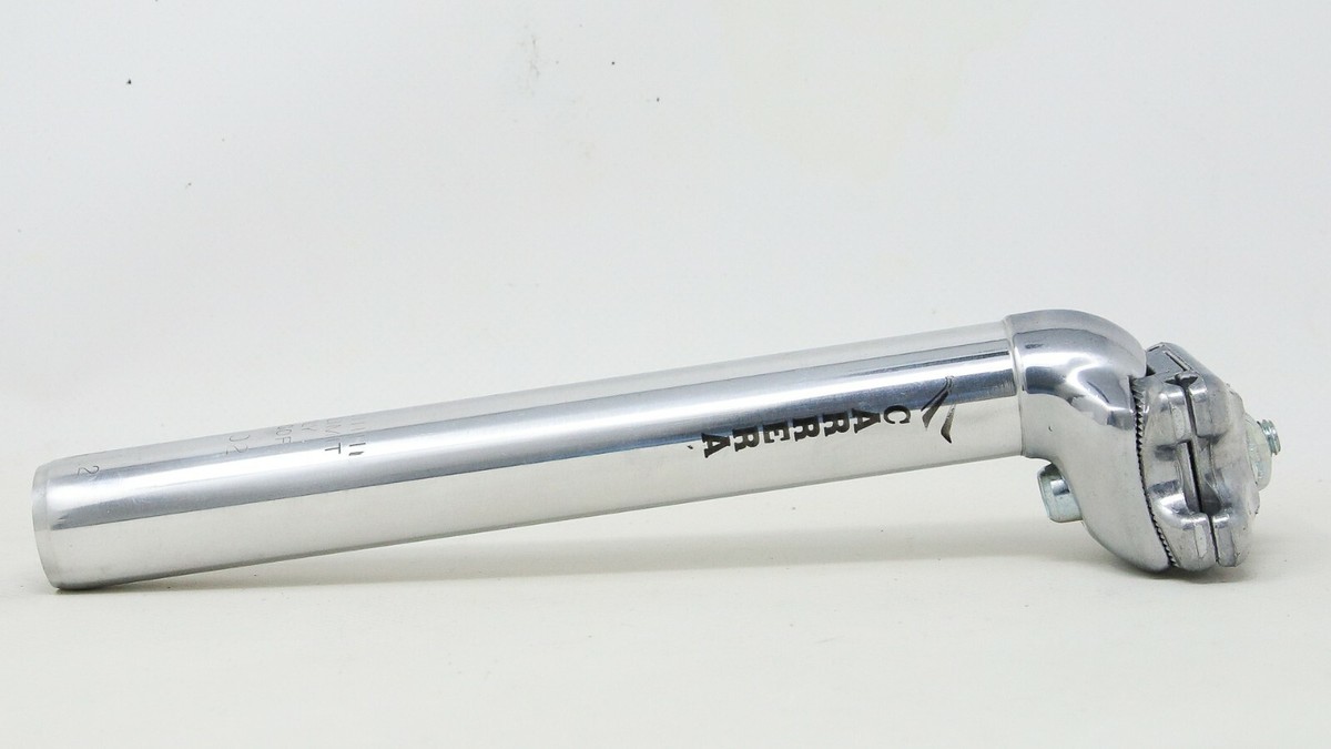 Tige De Selle Carrera Selcof 27.2 Mm - Aluminium Argenté - NOS (New Old Stock) Vintage Pour Vélo De Route