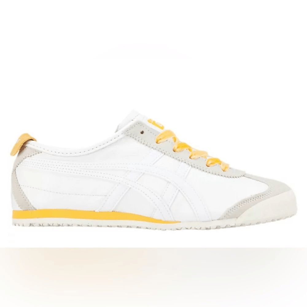 NWT Onitsuka Tiger Mexico 66 Sneakers White Tiger Yellow Size Women’s