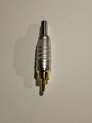 (10 PACK) Calrad 30-307 Pro Quality RCA Plug with Spring Strain Relief.