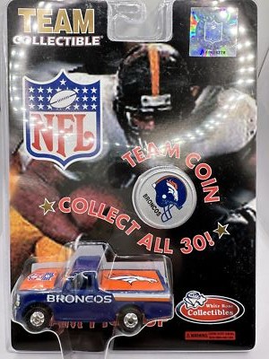 NFL Denver Broncos 1998 Diecast Vehicle Team Pick-up Truck Coin