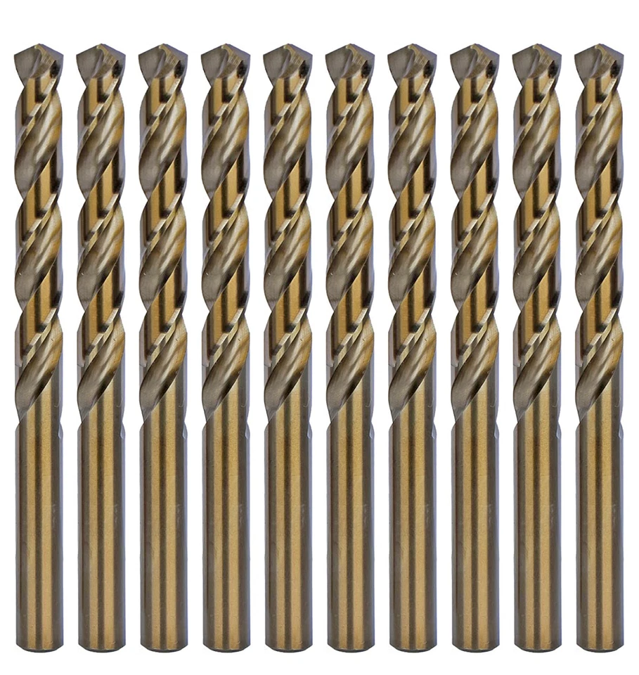 Cobalt Drill Bits 1/16"-1/2" M35 HSS Co Jobber Twist Drill Bit Drill Steel Metal - Image 2 of 4