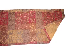 CASSIDY WEST MATCHES BROWN UMBER RED GOLD OPULENCE GALLERIA (1) VALANCE 18X51